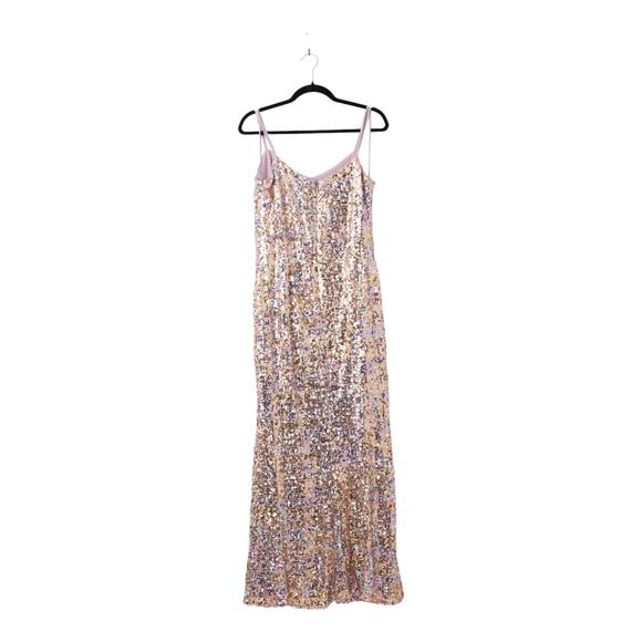 Dress The Population Sequin Giovanna Gown Size L - Picture 5 of 9